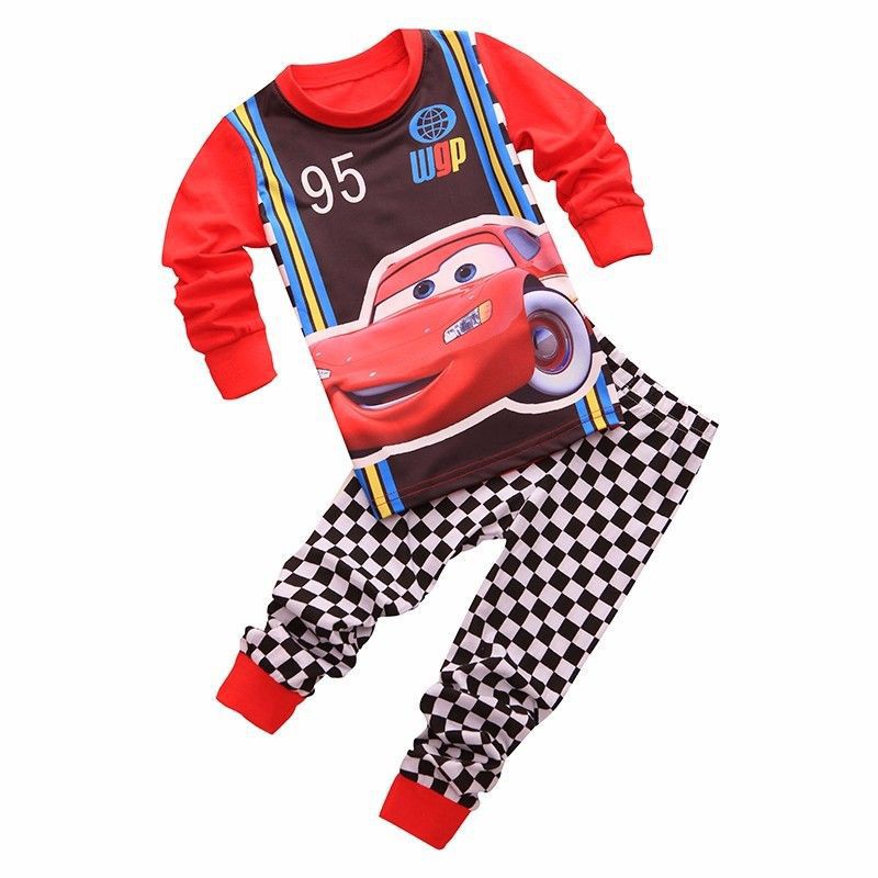 Cars Lightning McQueen Kids Toddler Baby Boys Pajamas Pjs Sets Clothes ...