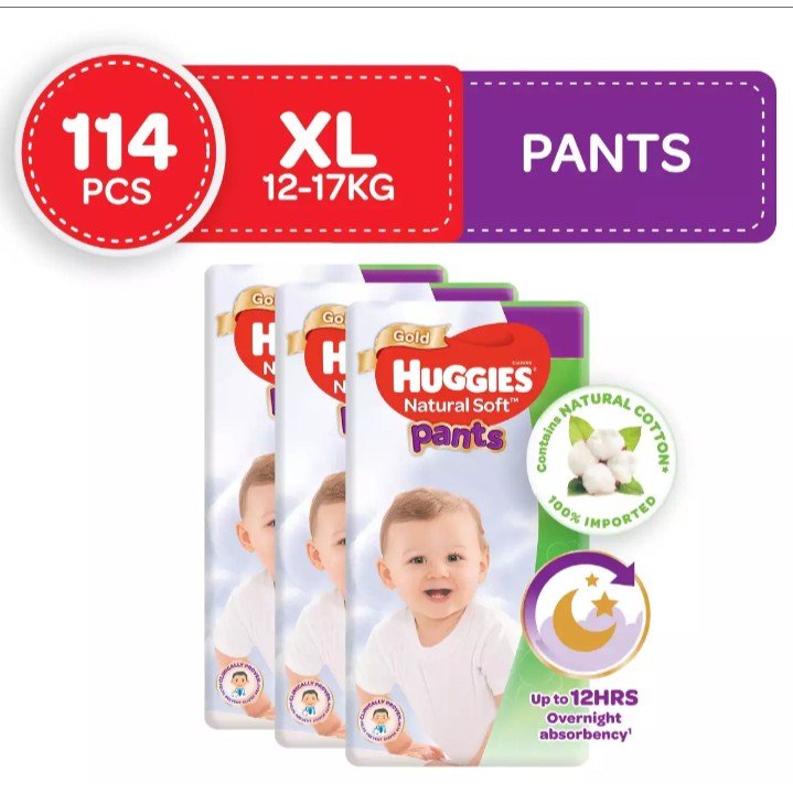 huggies ultra soft pants large