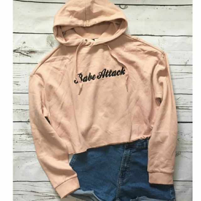 extra cropped hoodie