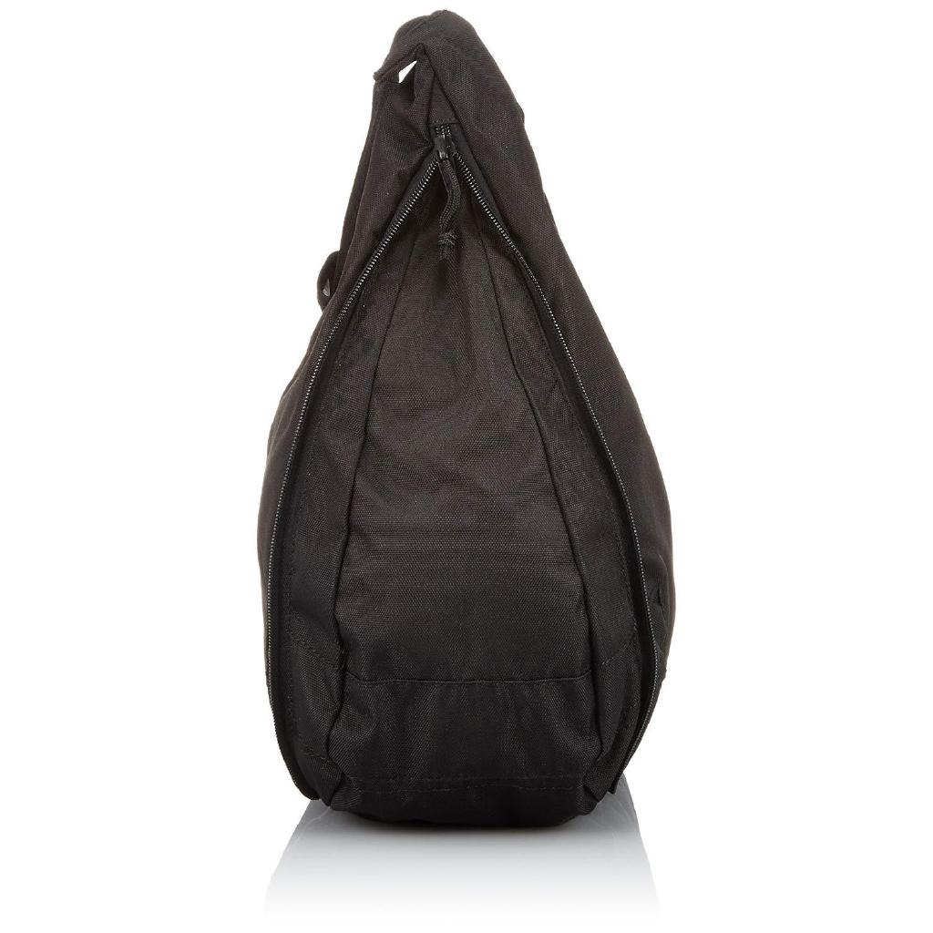 plain black mini backpack