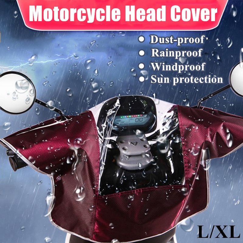 Motorcycle Front Rain Cover for Sun Protection Universal Waterproof ...