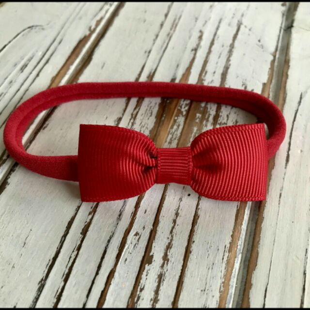 red bow headband