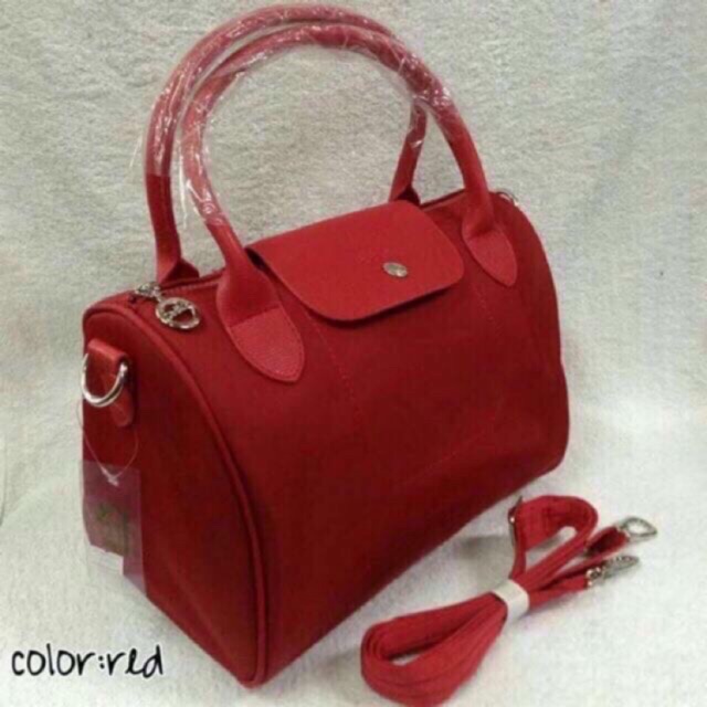 SALE LC Longchamp Doctor's Boston Bag medium Shopee Philippines