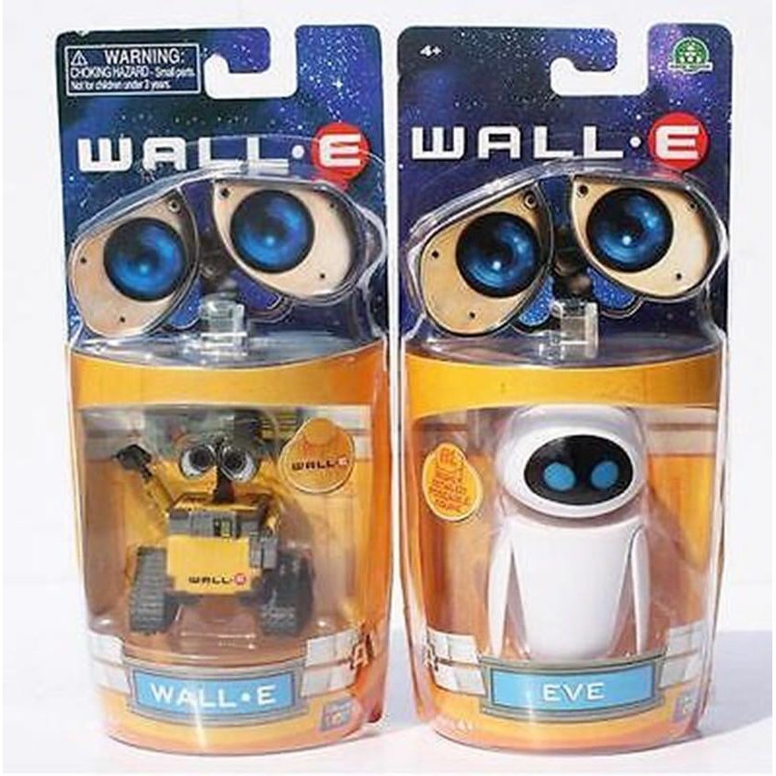 2 Pcs Cartoon Wall E Toy Walle Eve Figure Toys Wall E Robot Shopee Philippines