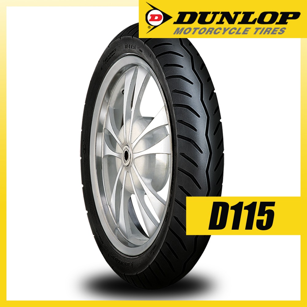 Dunlop D115 70/90-14 34P Tubeless Motorcycle Tires | Shopee Philippines