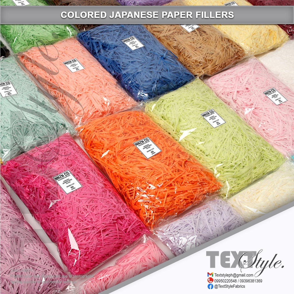 Textstyle Premium Japanese Paper Fillers Shredded Paper Fillers Crinkle
