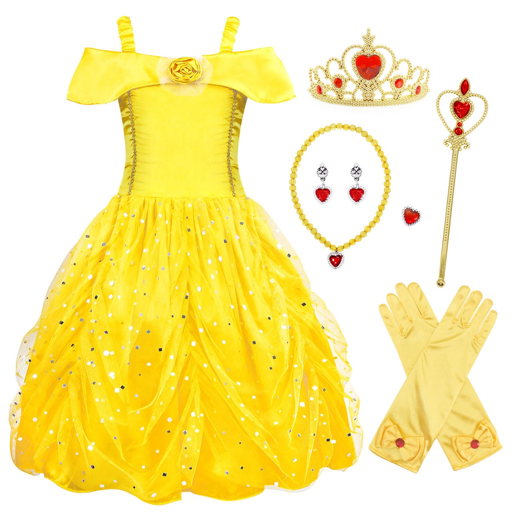 belle dress up dress