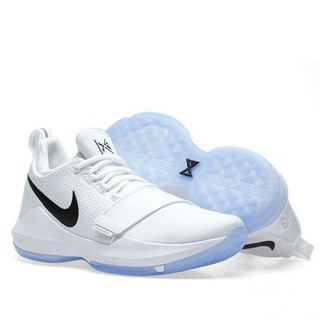 paul george shoes black and white