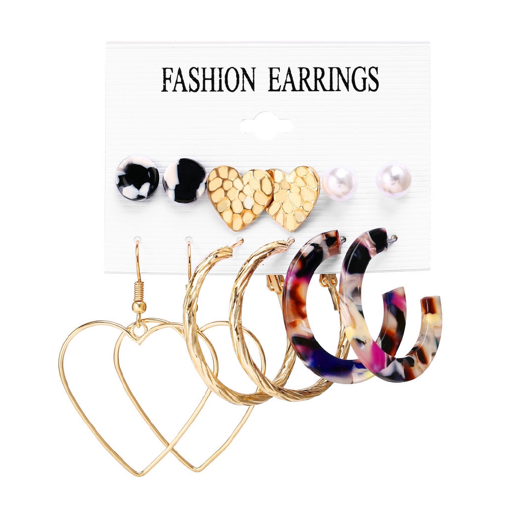 ONESING 26 Pcs Tassel Earrings Set for Women Colorful Earrings Bohemian Acrylic Hoop Stud Earrings Drop Dangle Earrings Fashion Necklace Jewelry Set for Birthday Party Dinner Gifts 