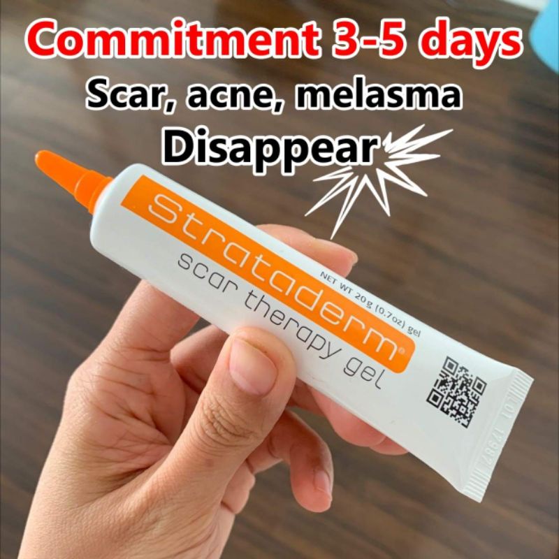 STRATADERM SCAR THERAPY GEL 10G REMOVE SCAR KELOID AND Melasma MADE IN
