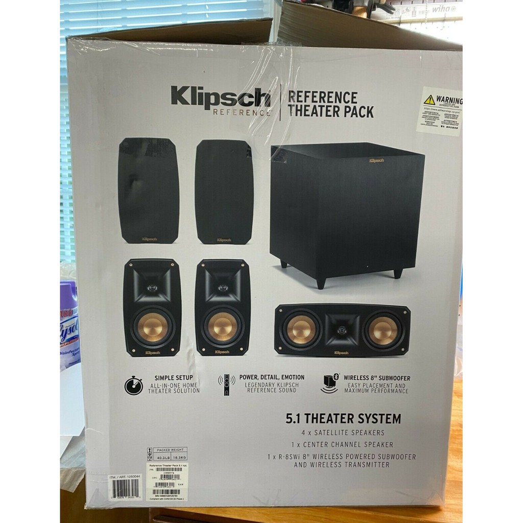  klipsch reference theater pack 5 1 