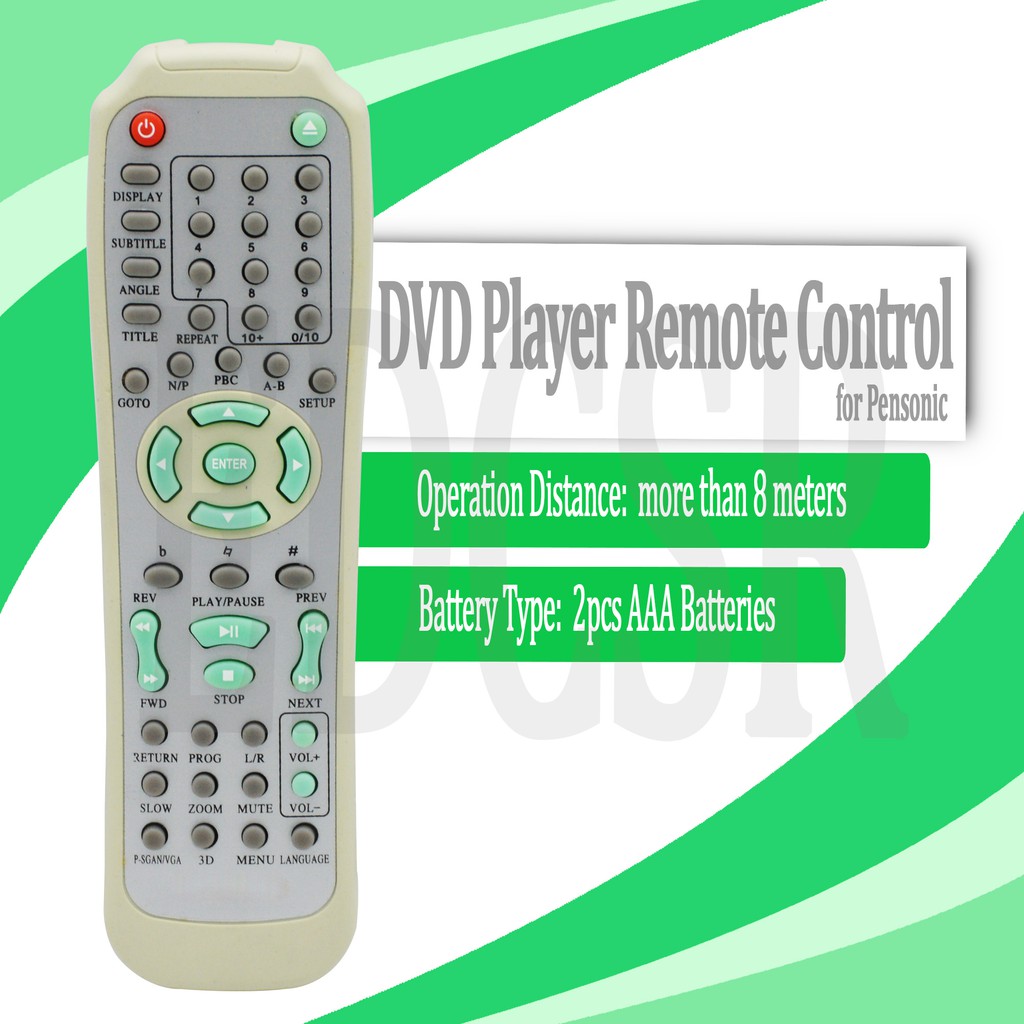 DVD Player Remote Control for Pensonic Shopee Philippines