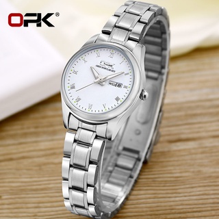 （Selling）OPK 2Pcs/Hot Sale Fashion Causal Couple Lover Watches Leather Luxury Quartz Wristwatch For #8