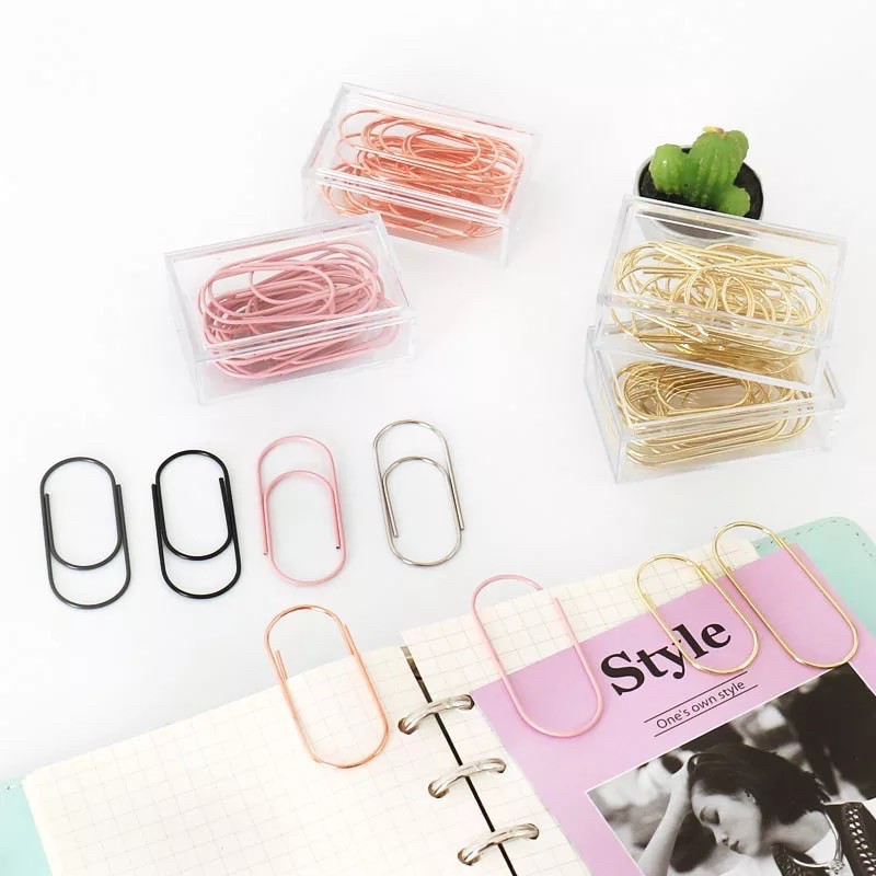 20pcs/set Large Paper Clip | Shopee Philippines