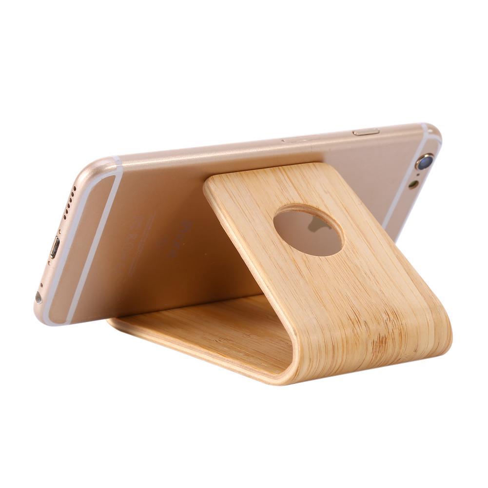 Universal Wooden Bamboo Cellphone Stand Holder for Phone Shopee