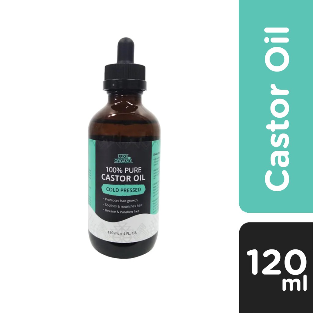 Luxe Organix 100% Pure Castor Oil Drops 120ml | Shopee Philippines