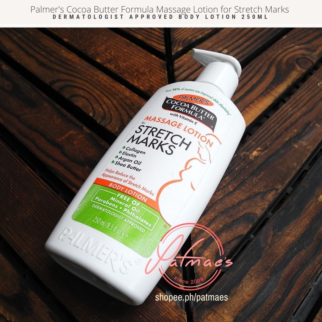 Palmer's Cocoa Butter Massage Lotion for Stretch Marks 250mL Shopee
