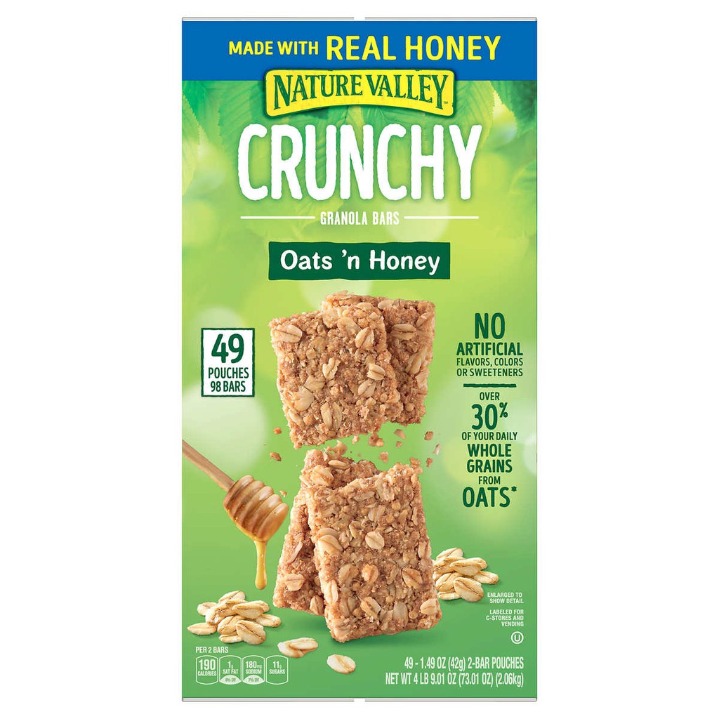 Nature Valley Crunchy Oats And Honey Granola Bar Trail Mix 49 Pockets Jan 22 Shopee Philippines