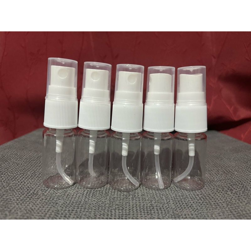 10ml Perfume Plastic Spray Bottles Reusable 100 pcs (₱6.50 each