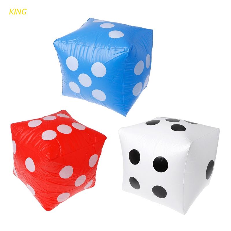 KING 30cm Giant Inflatable Dice Beach Garden Party Game Outdoor ...