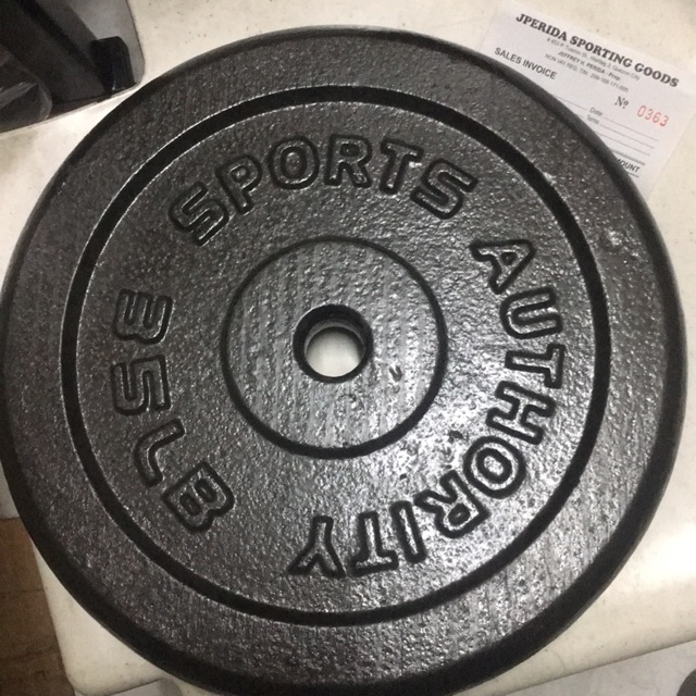 35 pounds plate sports authority gym barbell dumbel weight Shopee