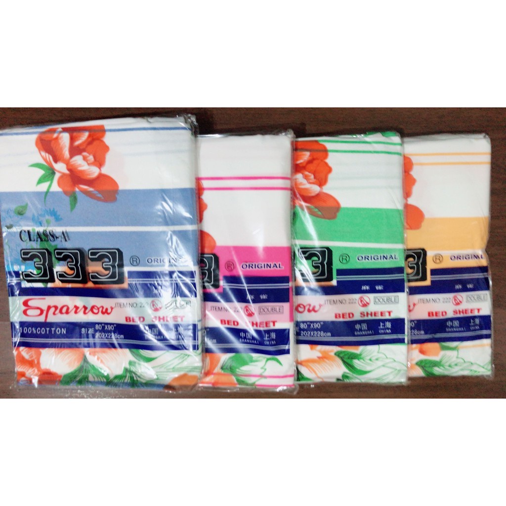 COD☑️333 Kumot Bed Sheet Single/Double Shopee Philippines