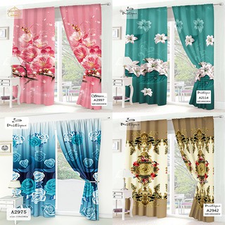 Pink elegance 1PC New Curtina 110x210cm Design Curtain For Window Door Room Home Decoration(No Ring) #6
