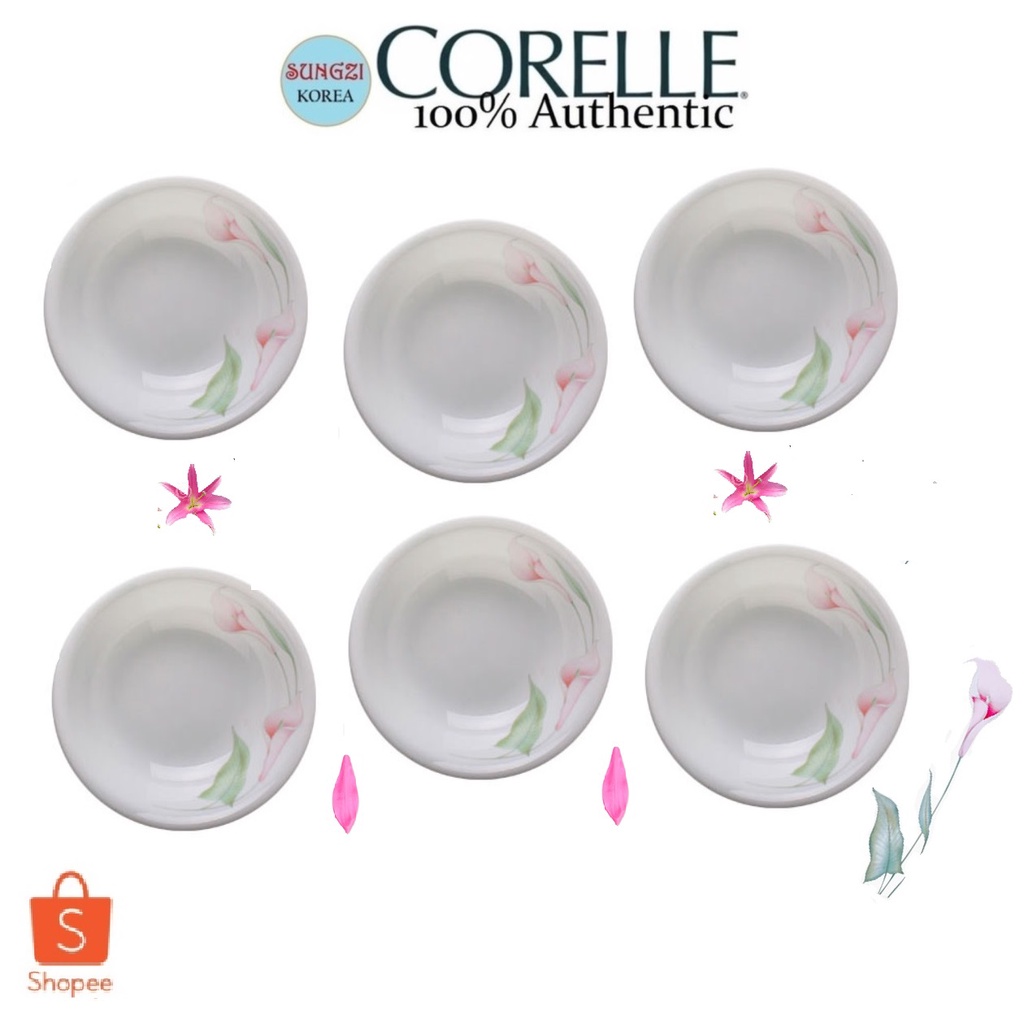 CORELLE Dessert Bowl (13.7cm / 10oz) 6pcs LilyVille Shopee Philippines