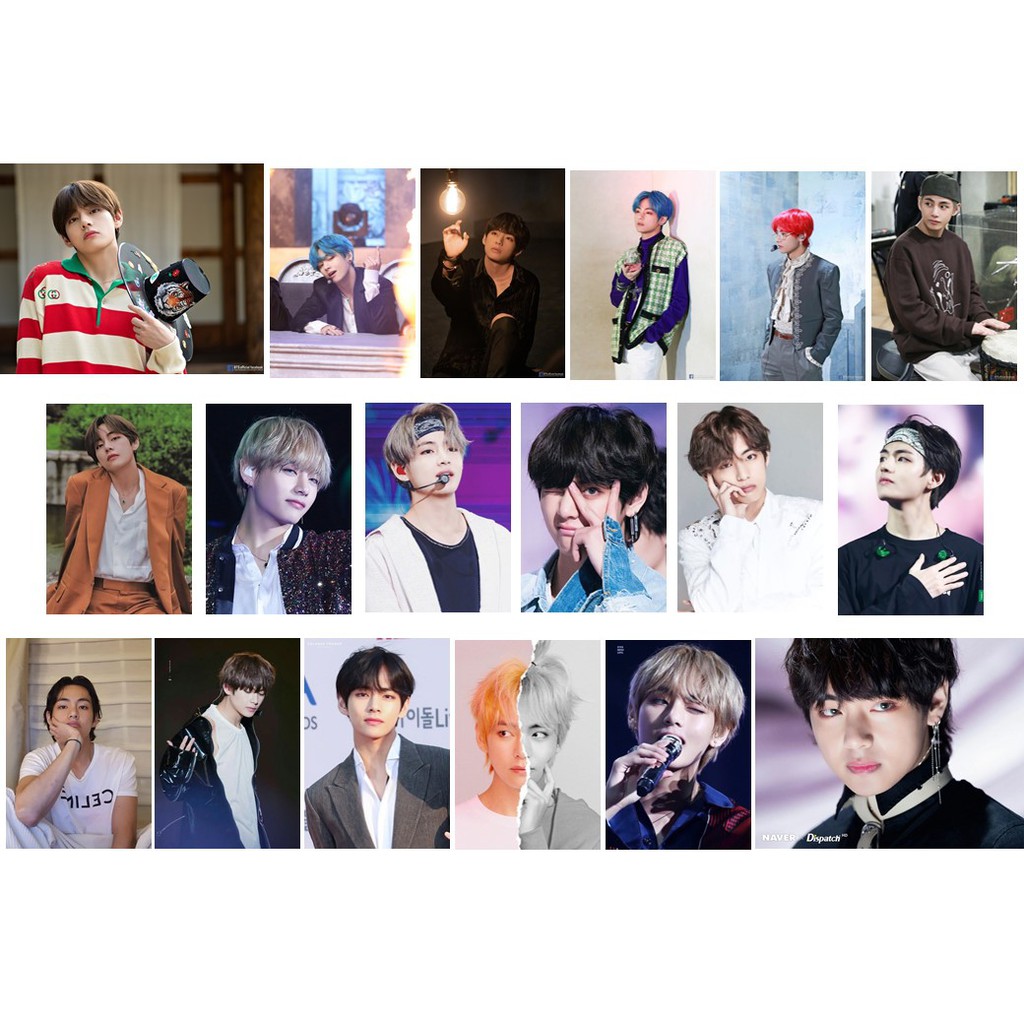 BTS V Poster / Kim Tae-hyung Posters with FREE Poster Box | Shopee ...