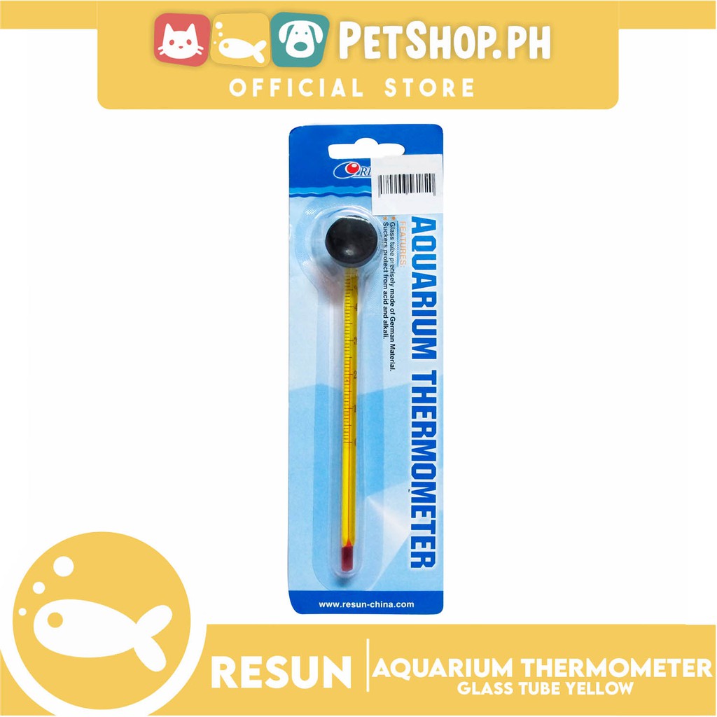 Resun Floating Aquarium Thermometer RST 04 with Suction Cup (Yellow) Shopee Philippines
