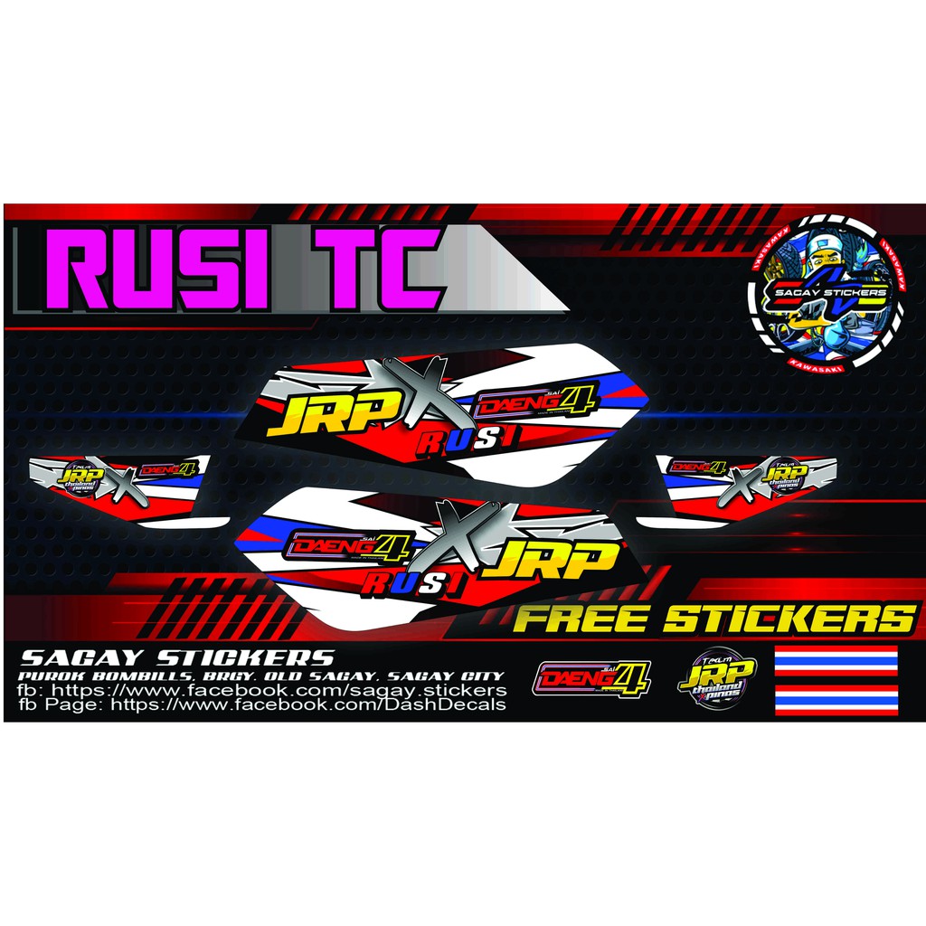 rusi sticker design