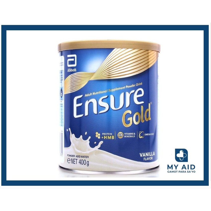 Ensure Gold 400g Adult Nutritional Supplement Powder Drink Vanilla Shopee Philippines