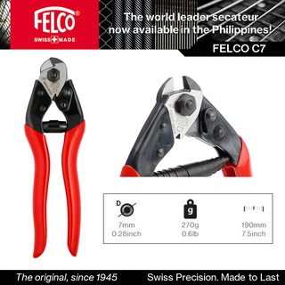 Swiss Made Bypass Pruner Felco 6 Medium Size Right Hand Ergonomic Pruning Shear For Pro Amateur Shopee Philippines