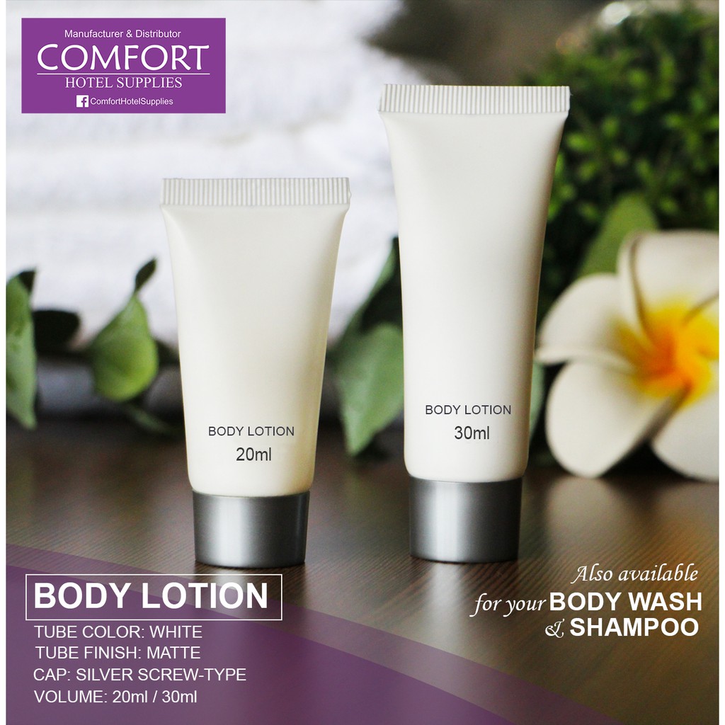 Comfort Hotel Supplies Standard Body Lotion 10pcs. Shopee Philippines