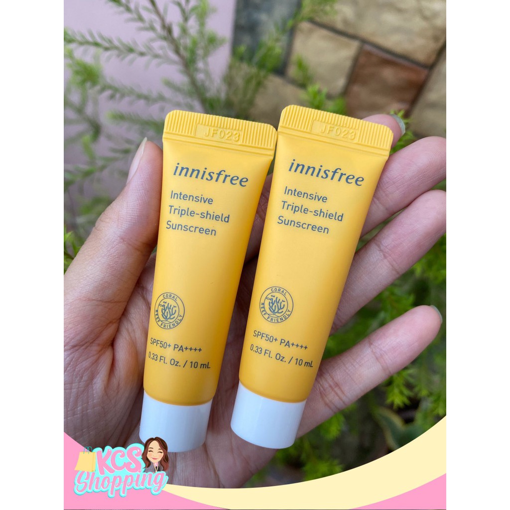 Innisfree Intensive Tripleshield Sunscreen SPF50+ (10ml sample