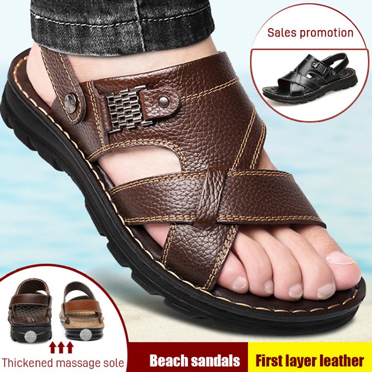 Beach fashion men's sandals for men | Shopee Philippines