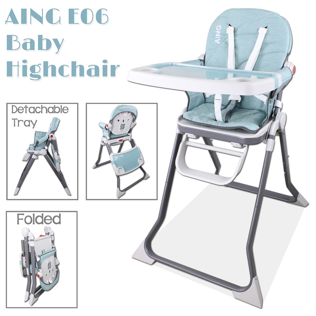 easy storage high chair