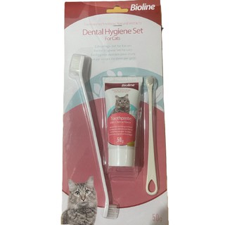 Bioline Dental Hygiene set for Cats 50g