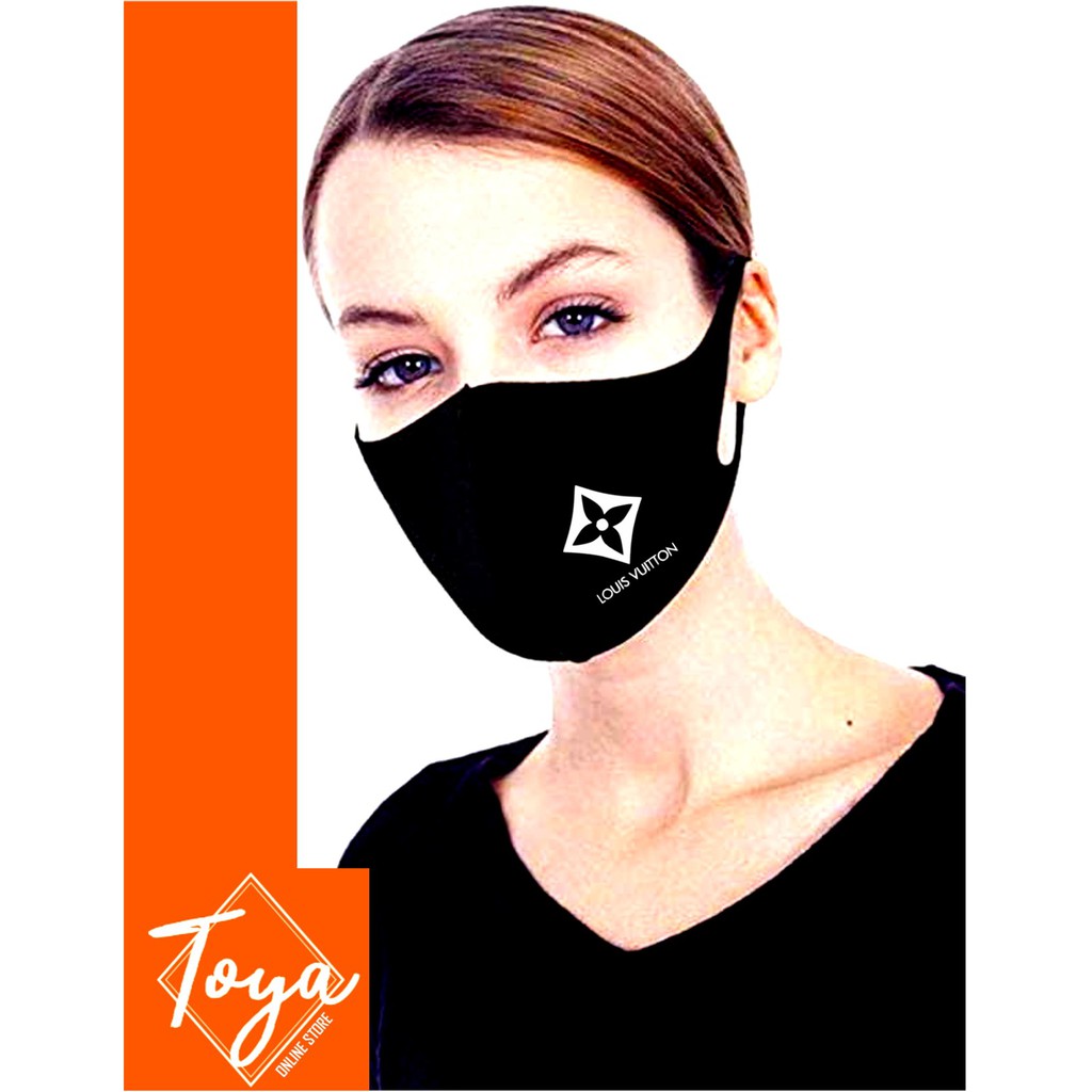 Louis Vuitton Washable and Reusable Face Mask | Shopee Philippines