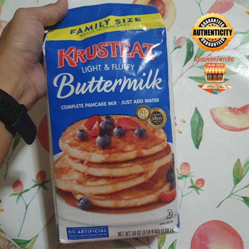 Krusteaz Light & Fluffy Buttermilk Pancake Mix 1.58kg Shopee Philippines