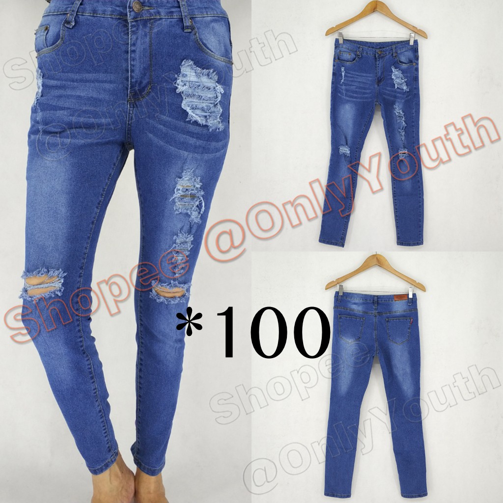 women's plus size blue jeans