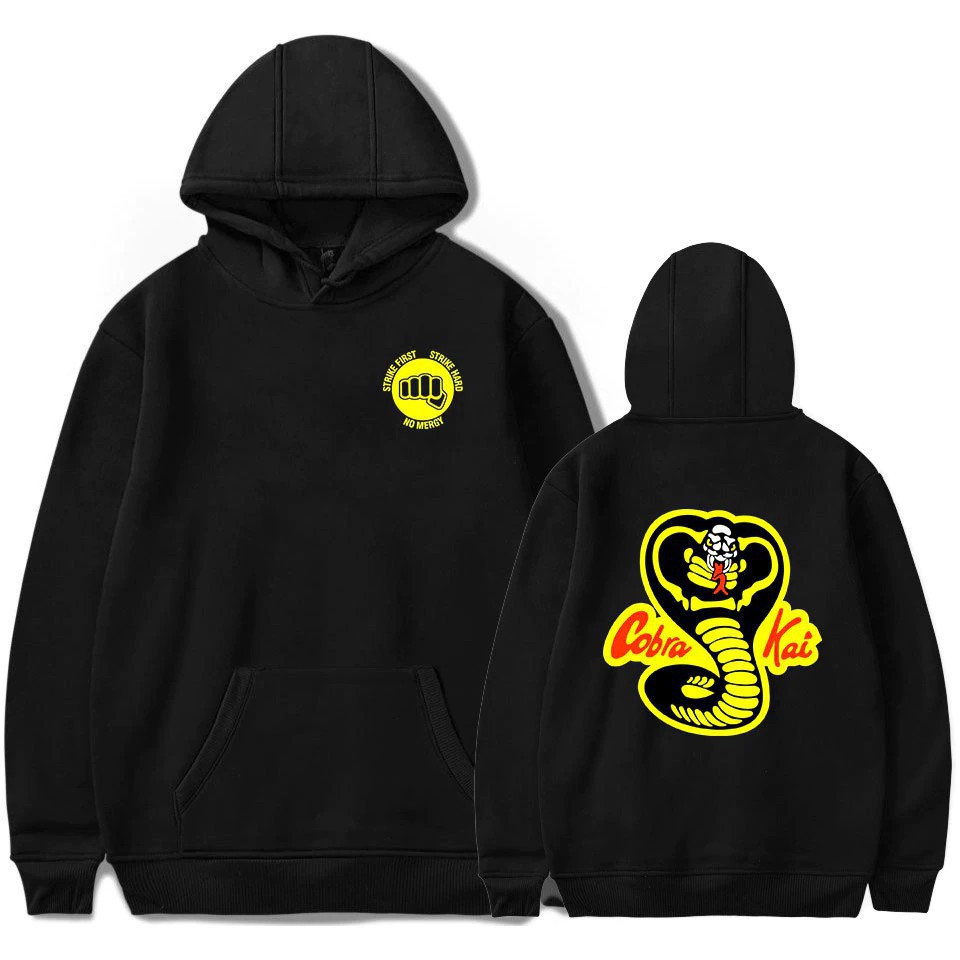 cobra kai zip hoodie