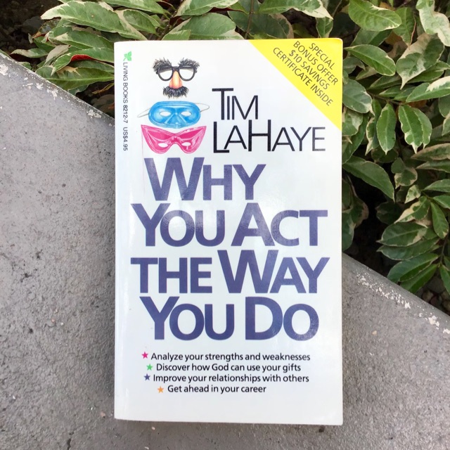 Tim Lahaye Why You Act the Way You Do | Shopee Philippines