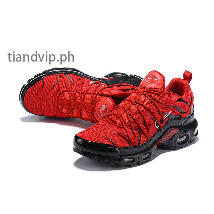 air max plus red black