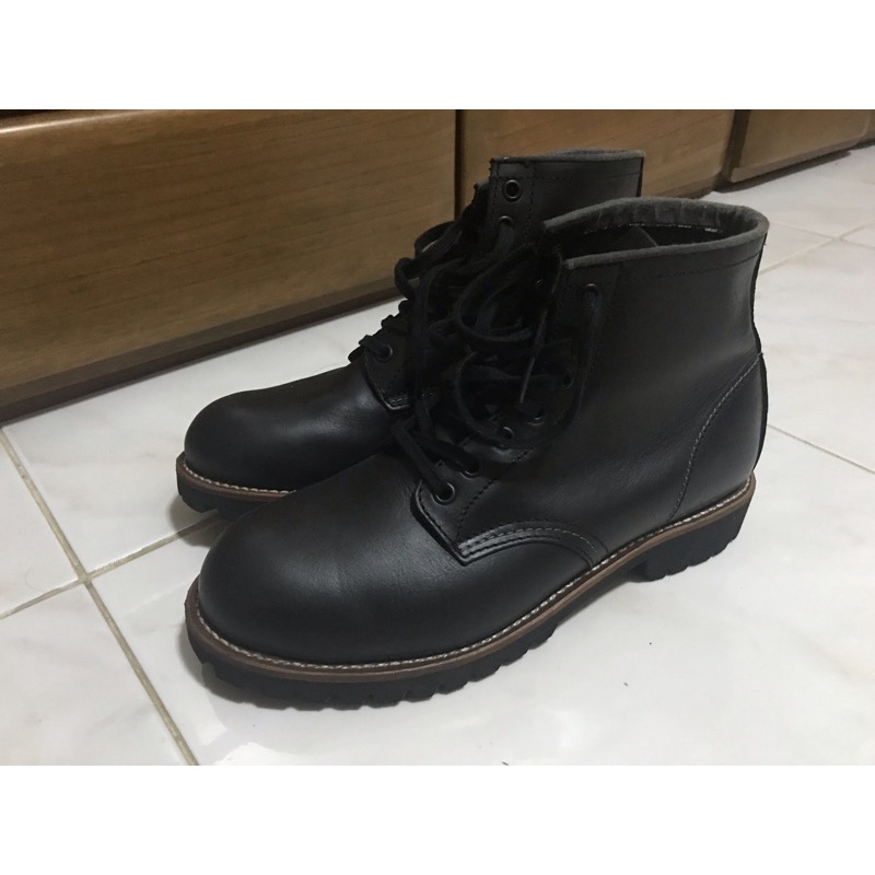 Hawkins Black Leather Boots | Shopee Philippines