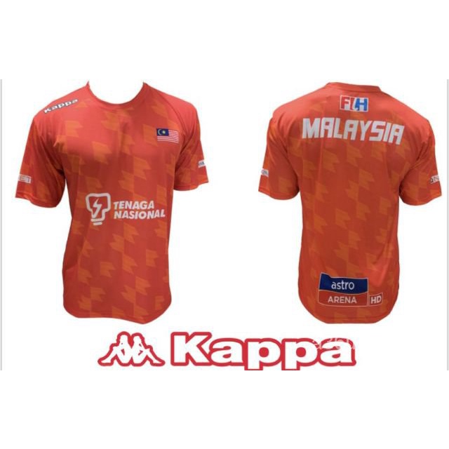 Malaysia Hockey Jersey Original Kappa Jersi Hoki Malaysia Sultan Johor