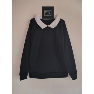 Sweater with Big Collar