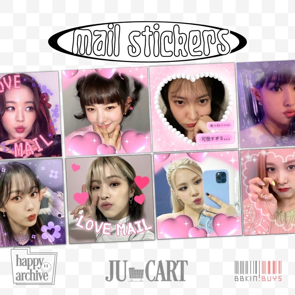 Ju_Cart | Mail Stickers S1! itzy aespa blackpink stayc ive twice kep1er