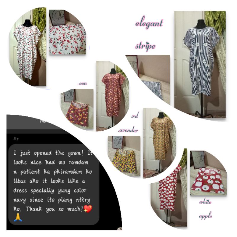 hospital/bedridden patient gowns(woven cotton) Shopee Philippines