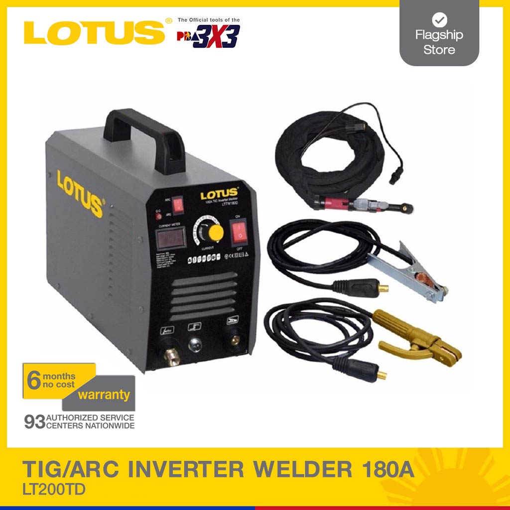 Lotus TIG/ARC Inverter Welding Machine 180A LT200TD Power Tools